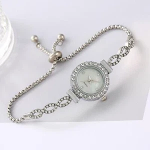 Elegante reloj pulsera de cuarzo para mujer, esfera pequeña, regalo perfecto para lujo - Imagen 1 de 27