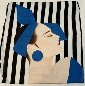 Vtg 1980's Ichiro Tsuruta -Fashion Handkerchief for Noevir Cosmetics RARE FIND - Picture 1 of 8
