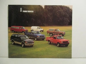 1991 Ford Trucks Vintage Gas Oil Garage Trucks Dealer Brochure Garage Diesel - Picture 1 of 3