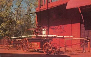 Departamento de bomberos ""papeete"" del Parque Estatal de Columbia, California Postal vintage de Engine C1950 - Imagen 1 de 1