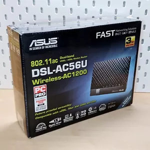 NEW SEALED ASUS RT-AC56U (AC1200) Dual Band 802.11AC Gigabit router DD-WRT - Picture 1 of 10