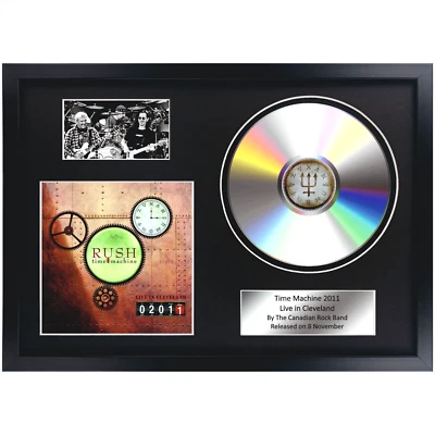 Rush – Time Machine 2011 /CD/ Memorabilia / Souvenir in black frame / live album - Image 1 of 4