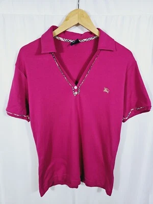 Burberry Women's Golf Polo Shirt  Size 4XL Nova Check - Image 1 of 4
