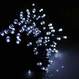 200LED WHITE Solar Powered Garden Lights String Fairy Light Outdoor Lamp Summer - Picture 1 of 1