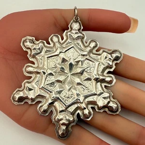 Gorham 1971 Vintage Argento Sterling 925 Decorazione Natalizia "DEBRA" 3 1/2'' 19,9g - Foto 1 di 3