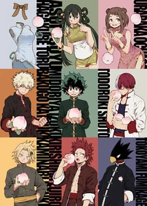 Boku no my Hero Academia Polypropylene 9 Pieces Wall A3-poster - Picture 1 of 4