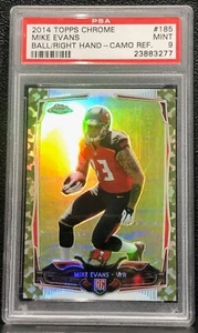 2014 Topps Chrome, Mike Evans, #185, Rookie, Camo Refractor, Serial #373/499 - Bild 1 von 3