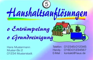 50 Visitenkarten  für handwerkliche Unternehmen; auch mit eigenem  Wunschdesign - Bild 1 von 16