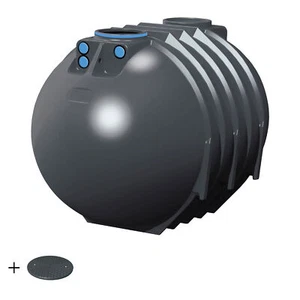 Zisterne BlueLine II 10000 L BASIC inkl. Deckel TopCover - besonders stabil - - Bild 1 von 4