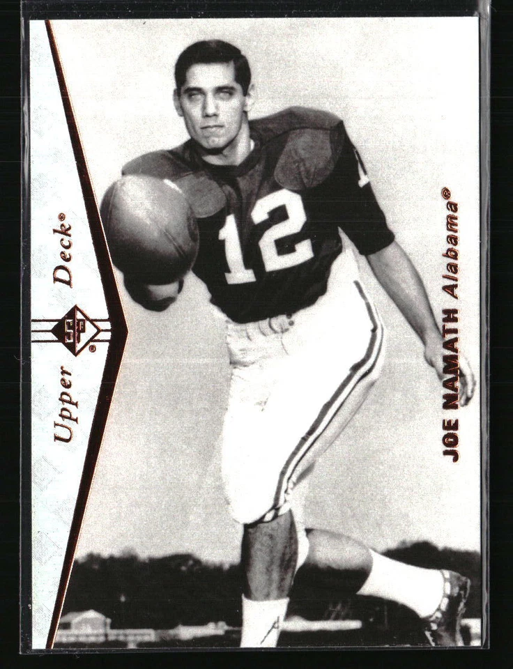 Joe Namath 2013 Upper Deck #95SP-33 FOOTBALL Card - Image 1 of 2