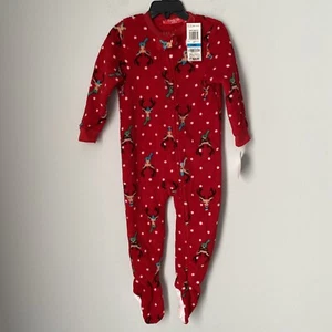Macy’s Kids Zipper Closing One Piece Sleeping Pajamas size XS (4-5) - Picture 1 of 2