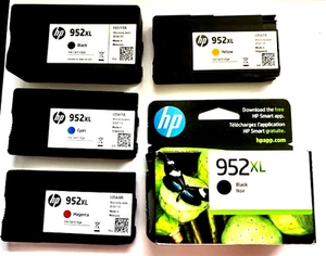 Genuine HP ink 952xl - 2 Black , 1 magenta, 1 cyan, 1 yellow, - Picture 1 of 3