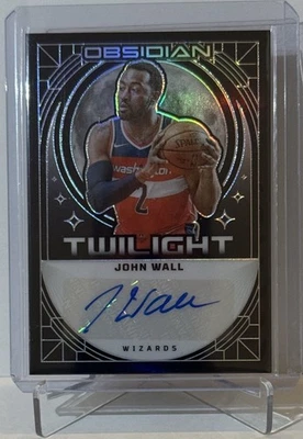 2023 - 24 帕尼尼黑曜石 - John Wall - Twilight - 电动蚀刻签名 - 81/99! — 第 1/2 张图片