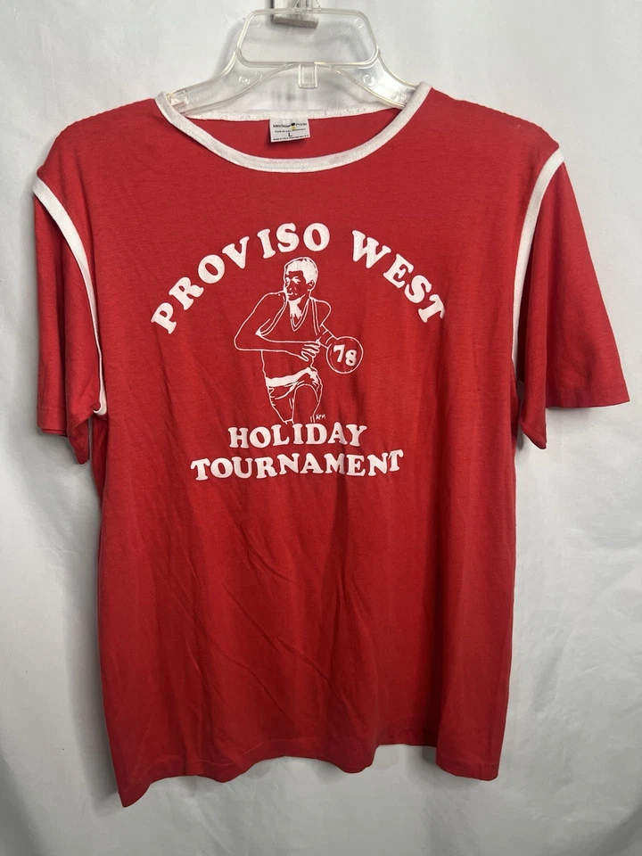 Camiseta De Colección 1978 Hillside IL Grande Proviso West High School Usada en Excelente Condición ¡Hallazgo Raro! (A) Foto 1 de 4