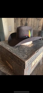 SERRATELLI 6X Amapola Light Brown 4" Brim Wesern Cowboy  Hat Size 7 - Picture 1 of 8