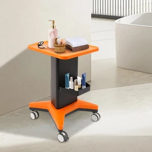 Kosmetische Zahnmedizin Beauty Cart Warenkorb Mit Tray-Orange Und Schwarz - Bild 1 von 12