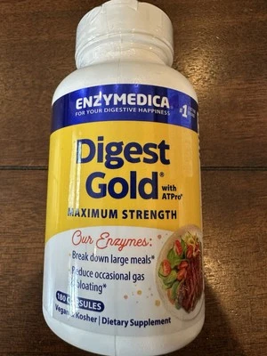 Enzymedica Digest Gold 180 cápsulas EXP: 08/2026 - Imagem 1 de 2