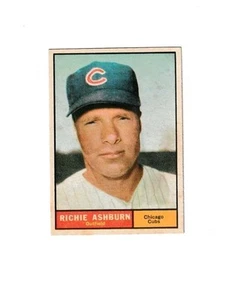 1961 Topps - Richie Ashburn #88 Very Nice Condition Combined Shipping Available  - Picture 1 of 2