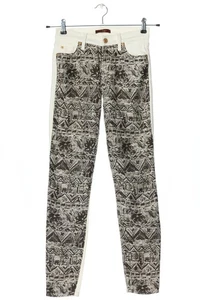 7 FOR ALL MANKIND Jeans slim fit Donna Jeans Taglia IT 36 bianco-nero - Foto 1 di 5