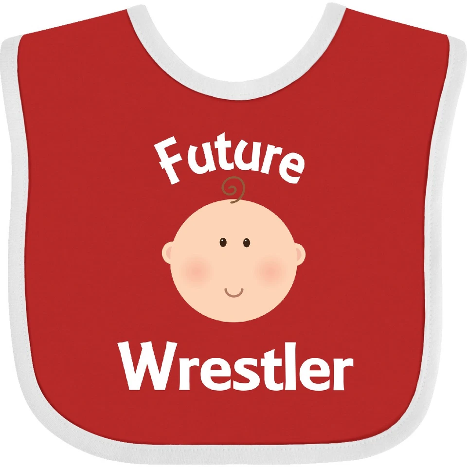 Babero de bebé Inktastic Wrestling Future Wrestler deportes lindo niños ducha Foto 1 de 1