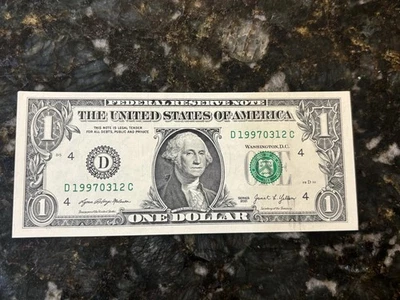 12/03/97  Birthday Note, Anniversary Uncirculated   One Dollar     D 19970312 C￼ - Image 1 of 4
