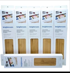 Brightroom Bambus Erweiterbar Schublade Teiler Aufbewahrung Organizer 12er Set 12-18" - Bild 1 von 4
