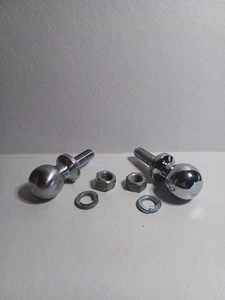 Lot of 2 Ball Hitches 2in And 1 7/8in Both Have Nut And Washers. Good Condition. - Bild 1 von 6