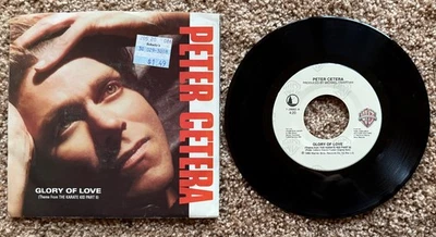 Peter Cetera - Glory Of Love / On The Line - 7" Vinyl Single - VG+ - Image 1 of 2