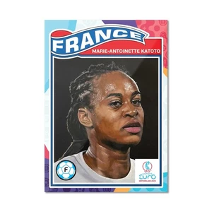 TOPPS LIVING SET WOMEN UEFA 2025 EURO #03 MARIE-ANT KATOTO FRANCE PREORDER - Photo 1/2
