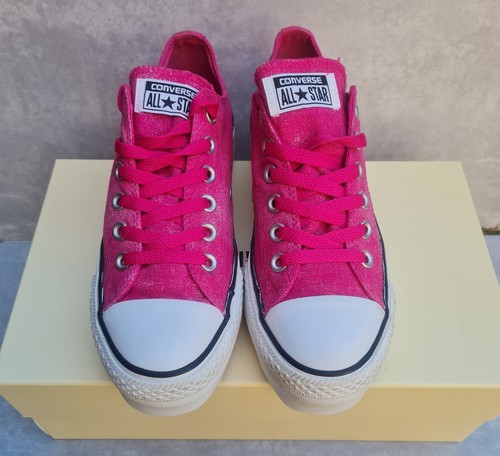 Scarpe da ginnastica Converse All Stars Platform basse rosa da donna taglia UK 5 5 EUR 38