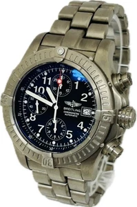 Breitling Aero Marine Chrono Avenger E13360 Mens Watch Excellent A4001 - Picture 1 of 12