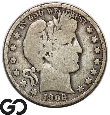 Полдоллара Барбера 1909 - Изображение 1 из 3