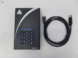 Apricorn ASDT-3PL256-2000 Aegis Padlock DT Encrypted External HDD 2TB USB 3.0 - Afbeelding 1 van 8