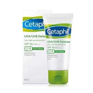 Cetaphil sunscreen VA/UVB Defence SPF 50+ 50ml FREE SHIPPING WORLD WIDE - Picture 1 of 7