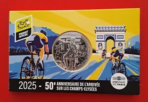 2025 Frankreich 50 Euro Tour de France Silber UNC in OVP - Bild 1 von 4
