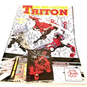 Triton Comic Card Magazine #1 Jan 1994 - Sealed with Cards - Cards & Collectible - Picture 1 of 5