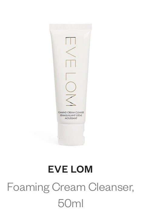 Eve Lom Foaming Cream Cleanser 50ml travel size NEW & SEALED £20 Enzyme Infused