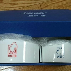 ¡NUEVO! ¡No a la venta! ¡Premio! Almacenadores aptos para microondas TINTIN x MANNEKEN FSw/seguimiento - Imagen 1 de 5