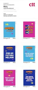 PORTUGAL SELF ADHESIVE MINI SHEET COMIC STAMPS (2021) MNH (**) - Picture 1 of 2