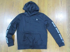 Abercrombie Fitch Hoodie Kids 13/14 Black Pullover Sweatshirt Youth - Picture 1 of 3