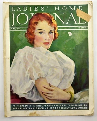 Ladies Home Journal Magazine June 1933 Vtg Antique - Lots Of Great Ads — 第 1/4 张图片
