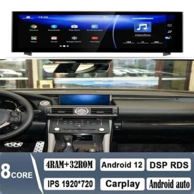 10.2" Android Navigation Car Gps Stereo Radio Wifi For Lexus Rc Rc F Rc200 Rc300 - Image 1 of 4