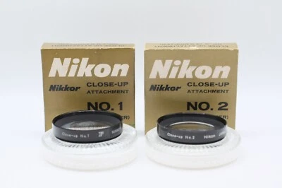 Nikon Close-up Attachment Lens No.1 No.2 From Japan #21 - Image 1 of 4