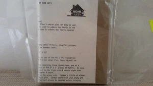 Vintage DIY Hinged Address Book Cover or Message Pad Holder by Home Arts - Picture 1 of 4