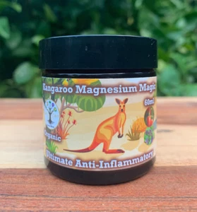 Organic Native Kangaroo Apple Magnesium & Comfrey Anti-inflammatory Cream - 60ml - Picture 1 of 6