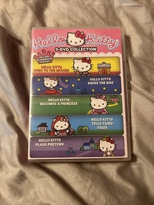 HELLO KITTY 5 DVD Set Missing Two DVDs - Picture 1 of 1
