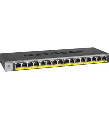 Netgear GS116PP-100NAS 16 Port PoE+ Gigabit Ethernet Unmanaged Switch - Image 1 of 2
