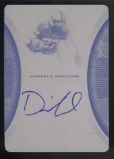 2015 Leaf Trinity #DC1 David Cobb Black Printing Plate On Card Autograph #1/1