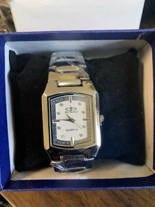 Neu Open Box Rui Wang Edelstahl Uhr Quarz schneller Versand - Bild 1 von 3
