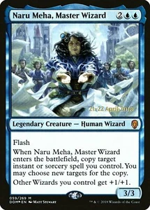 MTG - Naru Meha, Master Wizard (PRM-PRE) FOIL - Picture 1 of 1